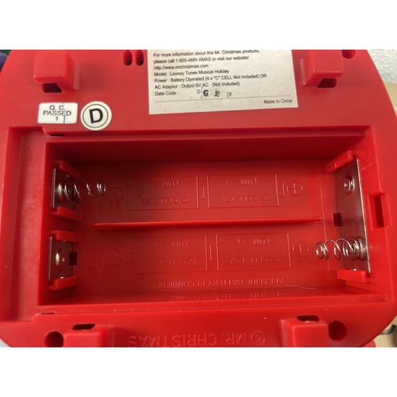 Mr. Christmas Looney Tunes Ornaments Musical Holiday 1997 Plays 20 Song With Box - Picture 11 of 16